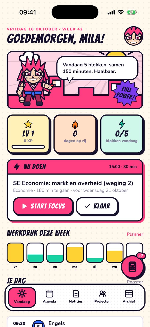 Vandaag in de wereld Ace 15+